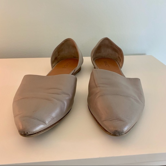 Vince Pointed Toe Nina D’Orsay Flats - Picture 4 of 7